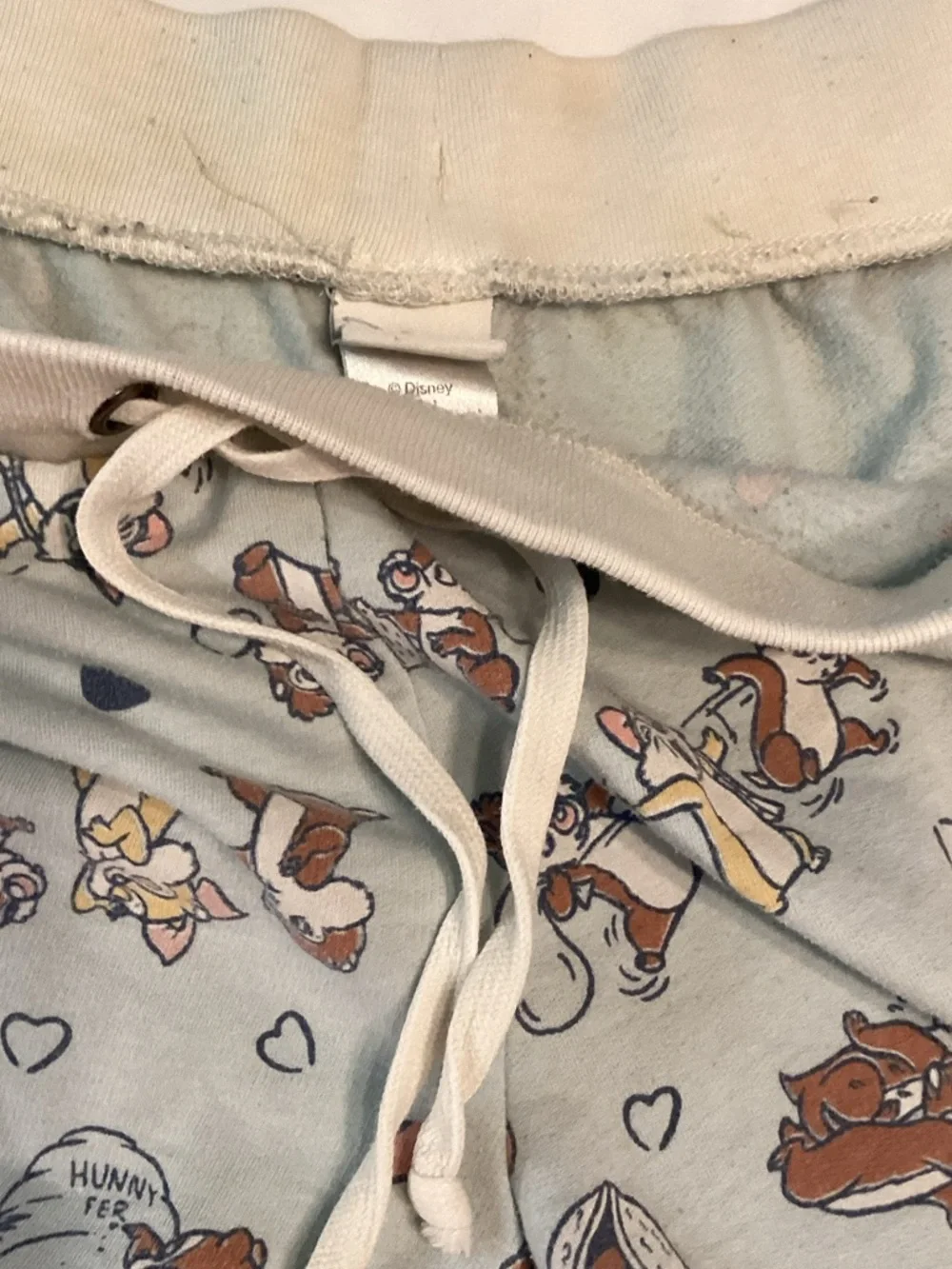 Chip And Dale Disney Chipmunk Lounge Shorts with Drawstring Waist Large - Picture 7 of 7